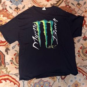 Black Myrtle Beach Monster Short Sleeve Tee